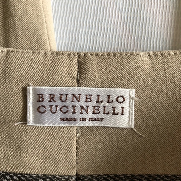 Brunello Cucinelli Cotton Side Zip Pants - Picture 6 of 16